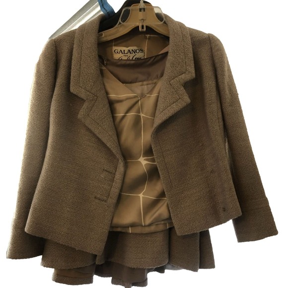 Vintage James Galanos For Amelia Gray Beverly Hills Skirt Suit - Picture 9 of 9